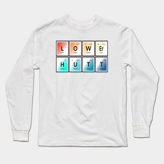 Lower Hutt Elements Long Sleeve T-Shirt by Maozva-DSGN